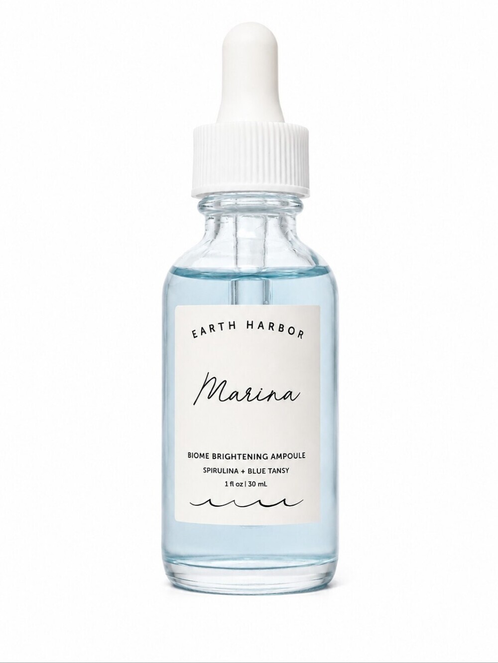 Earth Harbor Marina Biome Brightening Ampoule 1 oz Blue Tansy Spirulina